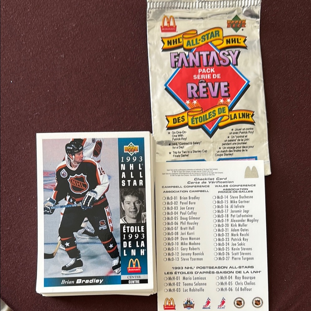 NHL All-Star Fantasy Pack with Black and Blue Cards